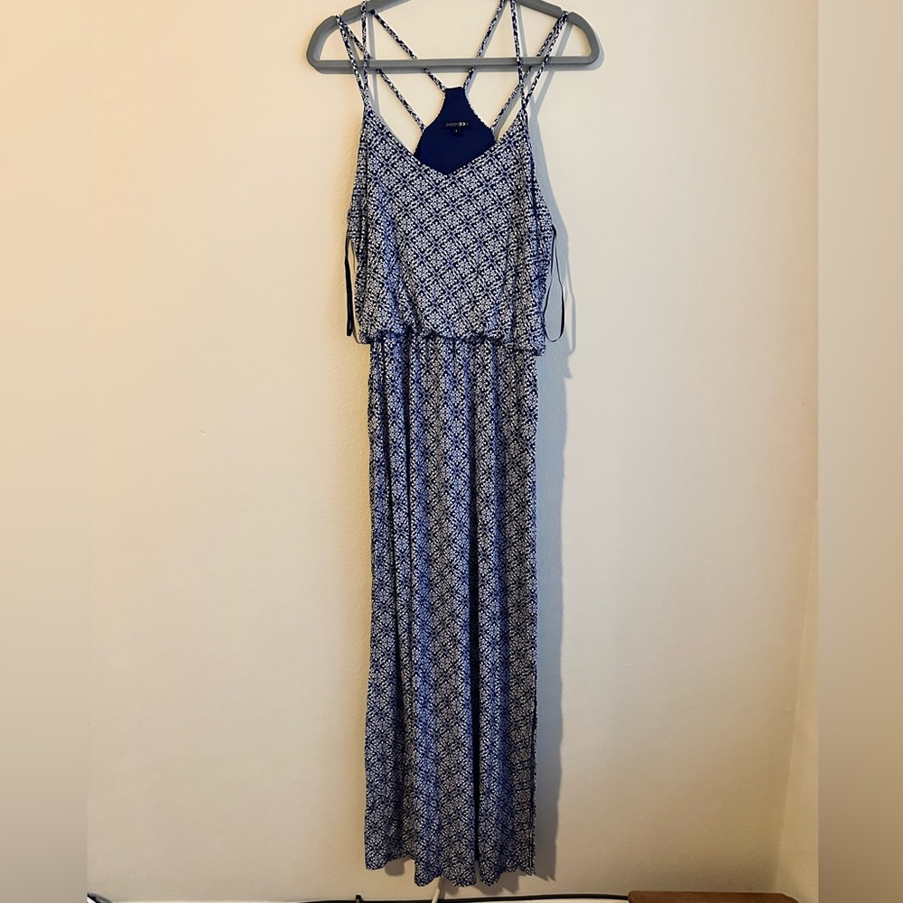 🦋 Navy Blue/White Sun Dress 👗